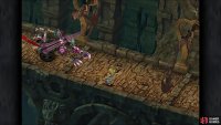 By sticking to one side, it’ll be a little easier to dodge the blades
