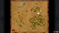 The location of Dive Spot 2 on the world map