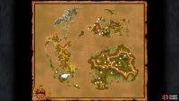 The location for Dive Spot 3 on the world map