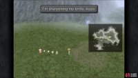 The moogle starts getting ticked off from calling him one too many times