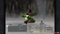 Striking the boss physically will cause it to curl up, upping its defenses immensely