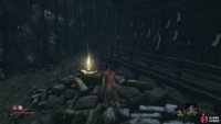Search behind the Temple to find a well hidden item