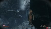 Wait for the Giant Serpent to look away before using the grapple point