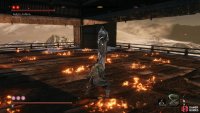Dodge behind at the last moment