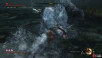 avoid it’s Perilous Grab by jumping back