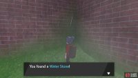 Wade through the tall grass and retrieve the Water Stone in the far corner.