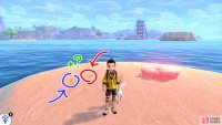4/6, 5/6 and 6/6: From Diglett 3, face the Tower of Waters, then turn slightly left. There should be a Pokémon Den in the ocean. Head for the islet that’s past the den and slightly to the left. You’ll find not one but two Diglett here! Actually, there’s a third Diglett–or rather, a… we’ll let you find out.