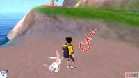 2/9: From Diglett 1, face the Tower of Waters. Turn right and head for the area where the shoreline ends and the raised land begins. It’s sitting just below the raised land.