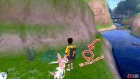 6/9: Return towards the forest entrance, then travel straight ahead, until you’ve gone past the first bunch of tall grass. Along the left, there’s some rocky terrain. Navigate around to the back of this terrain. It’s hiding in the corner where the terrain meets the river, camouflaged by greenery.
