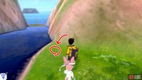 4/15: From Diglett 4, go up to the lake (but don’t go in, yet) and turn right. It’s waiting by the corner, near a gap in the cliffs that leads to the ocean.