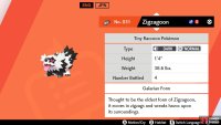Galarian Zigzagoon.