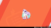 A Galarian Ponyta.