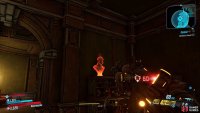 From the chest turn to your right and you’ll see a glowing statue, shoot the Bullseye above it, 