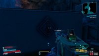 You’ll be able to find the Eridian Writing in the Restricted Catacombs hidden behind a wall,