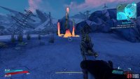 Cactis that are able to be destroyed will have a red glow on them, 