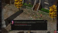 Talk to Garrick outside The Burning Wizard and he’ll ask you to protect his mistress.