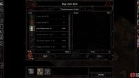 You can buy - or rather, at this point in the game, salivate over - high-quality gear at the Thunderhammer Smithy.