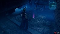 Grab a piece of HP Up Materia from outside of the warehouse.