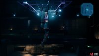 Climb across a lighting rig,