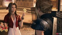 While wandering through the streets of Midgar, you’ll meet Aerith.