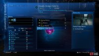 which you can equip to modify your dodge ability.