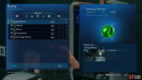 Buy whatever accessories, items and materia you need from a vending machine.