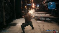 Barret can shoot through most of the early enemies in the Underground Laboratory.