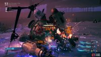 then unleash Tifa’s most devastating combos to punish the downed bot.