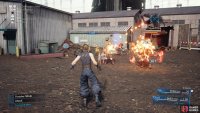 Fire + Magnify  will end the fight with the Shinra troopers quickly,