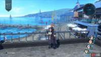 then go up the ramp in the Harbor District to find a Photo Spot.