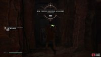Head to the left of the cave to find a Chest with the Vagabond Poncho