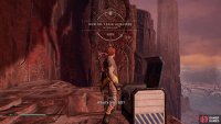 After you’ve defeated the boss follow the path down to find a Chest that contains the Myrmidon BD-1 Skin