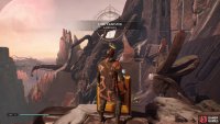 finally take the path up and you’ll find a Golden Chest that contains a Stim Canister.