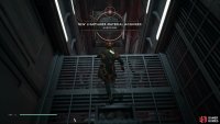 Once you’ve entered the Imperial Headquarters head to the area with the fans and climb up to find a Chest that contains Aurodium Lightsaber Material