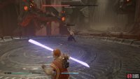 and make sure to dodge the stones he throws at you.