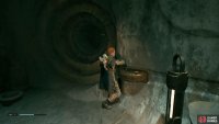 Open up the vent to cause the ball to swing and then close it