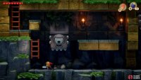 Head to the top right of the map and go down the stairs and dash past the enemies, 