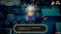 now go back down the corridor where you got the map and make your way down some more stairs to find a Chest with the Stone Beak inside.