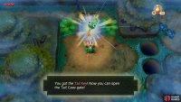 then collect the key from the chest at the end.