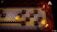 head to opposite side of the room where you found the rupees and head through the door and follow the path around and enter the next room, 