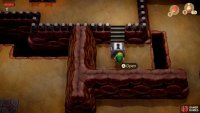 jump across to and unlock the stairs with a Small Key, 