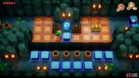 Once you’ve destroyed the three vases, hit the crystal to get across and then hit it again to open the chest,