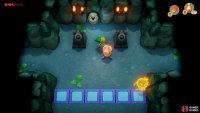 then hit the crystal in the middle to open the path down to the bottom of the room,