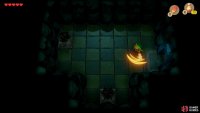 Head left from the room where you collected the 20 Rupees and swipe your Sword to get the Ghost to move, 
