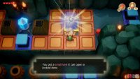 and collect the Small Key from inside and hit the crystal one more time to continue to the right,