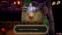 now head right and hookshot across to open a Chest with 100 Rupees.