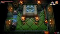 open the door to the right and head up the stairs at the end of the corridor, pull the lever and sprint into the room on the left,