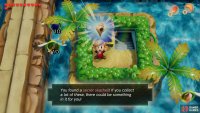then head up the stairs ahead of the Chest to find another Chest with a Secret Seashell inside,
