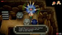 from the platform jump back over and collect the Piece of Heart.