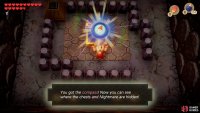 after the enemy has been defeated head up and collect a Small key then go down and open a Chest to get the Compass.